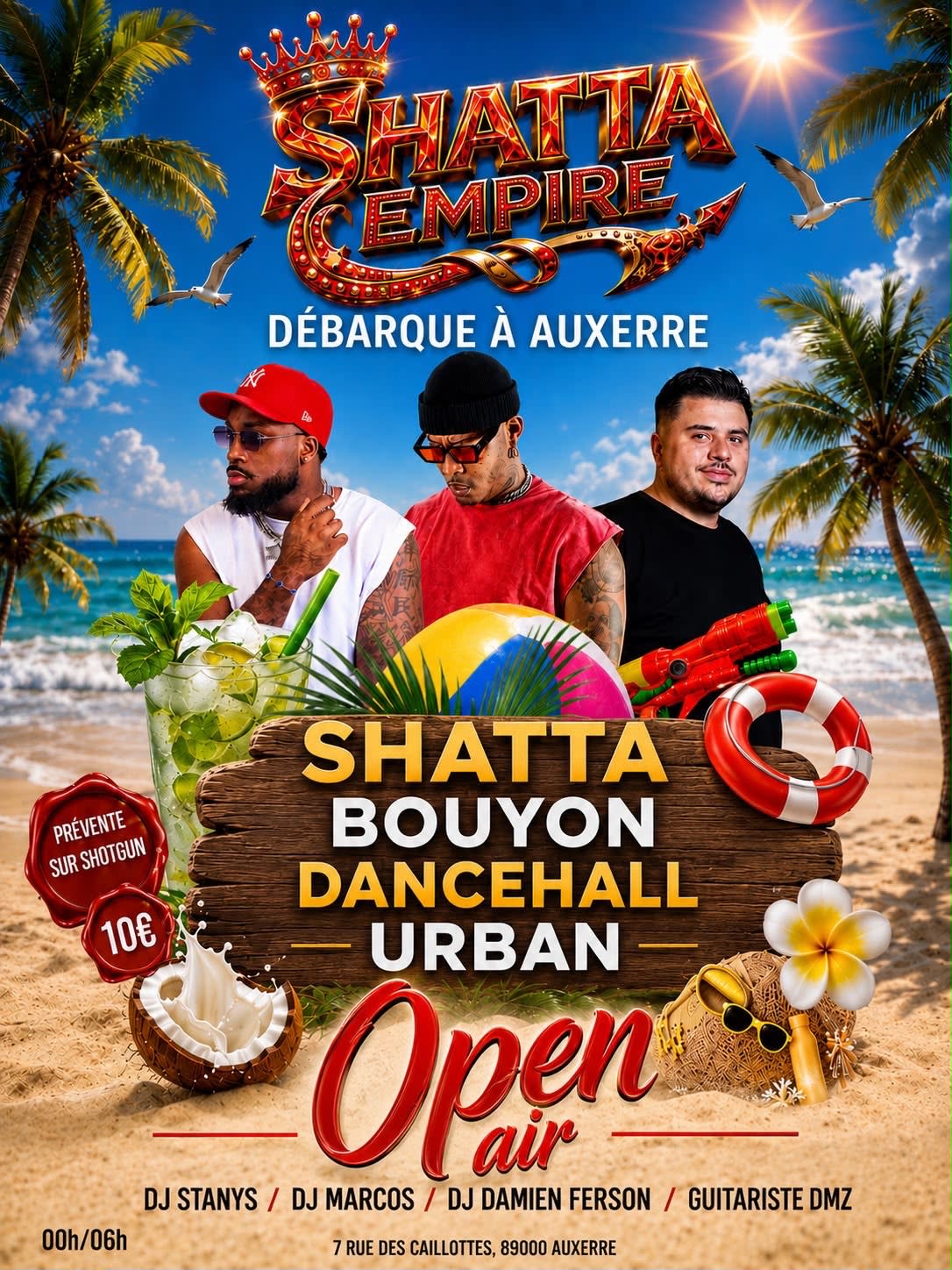 Auxerre - Shatta Empire Cover