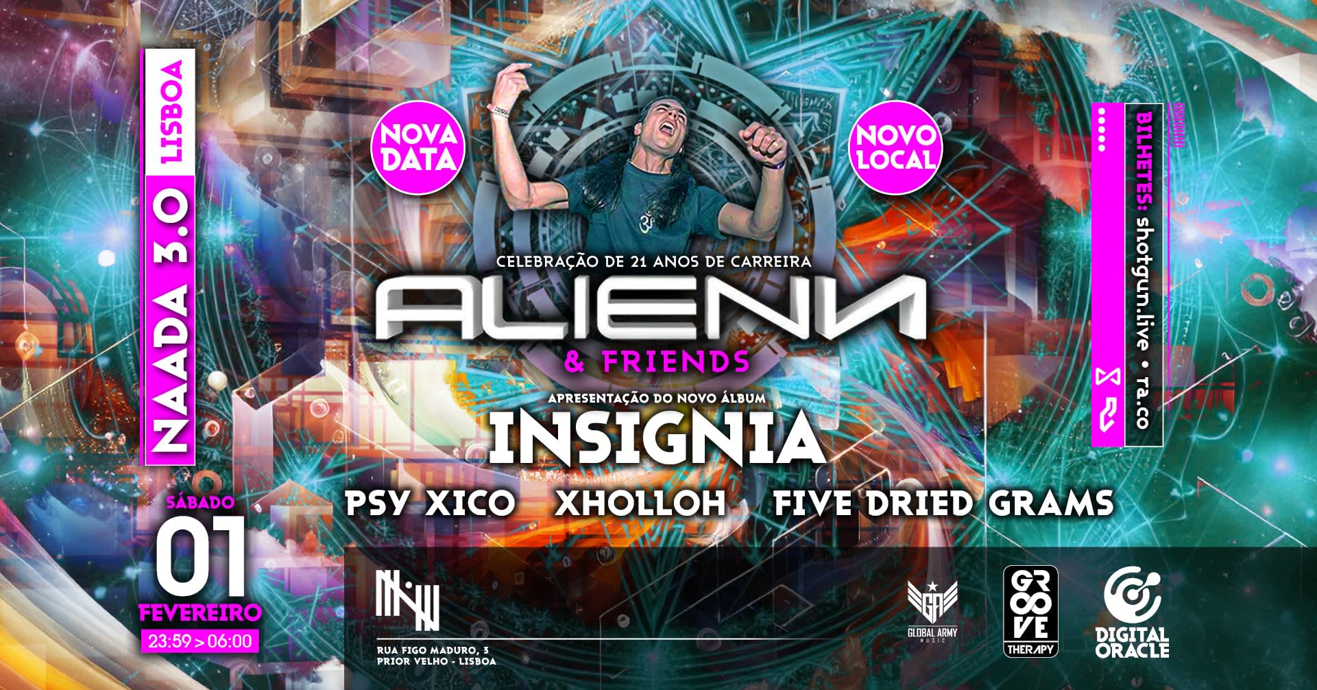 "Nova Data"Alienn 21 Anos @ Naada 3.0 Cover
