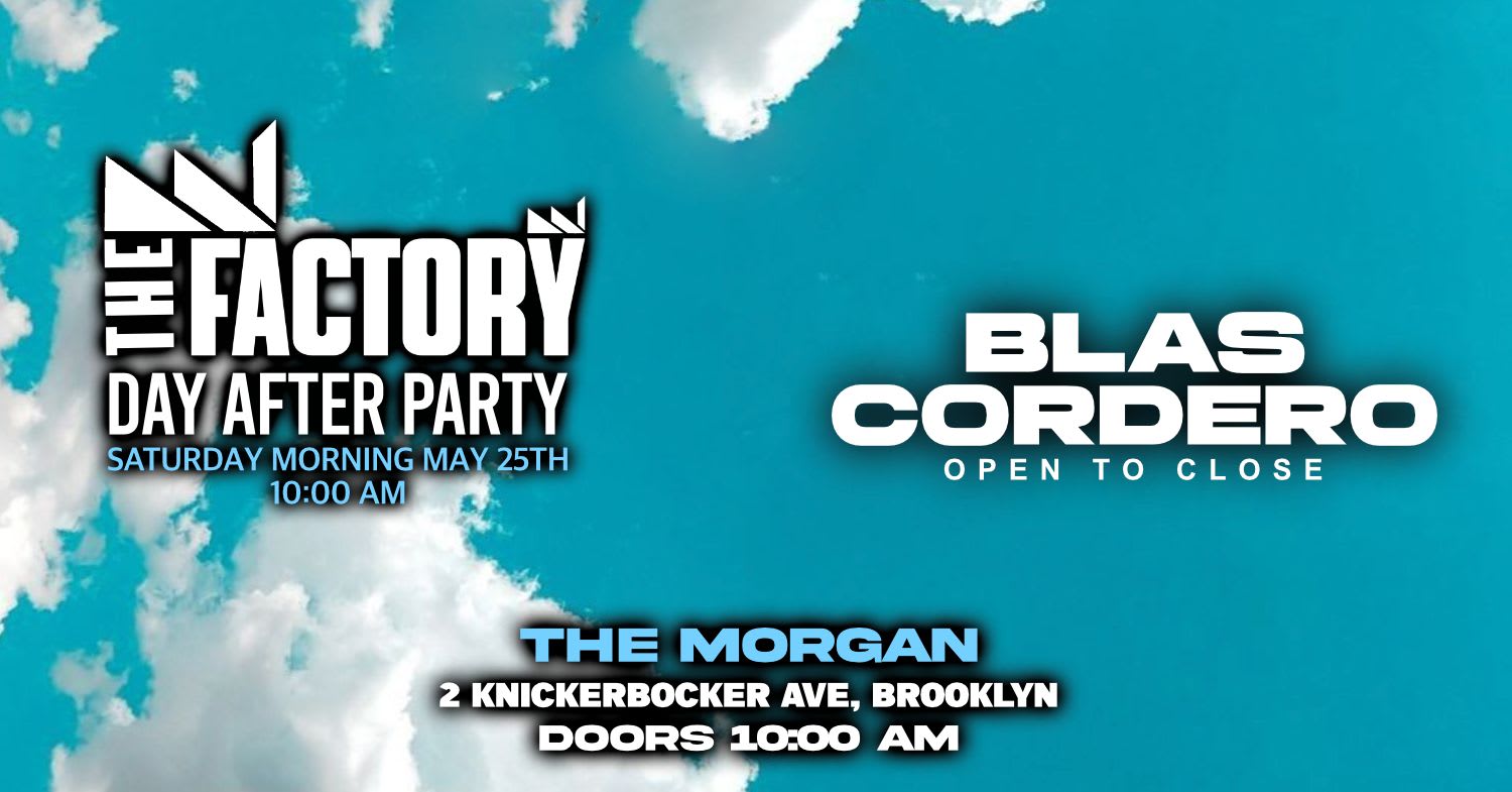 The Official Bklyn Day Party Blas Cordero Open X Close Cover