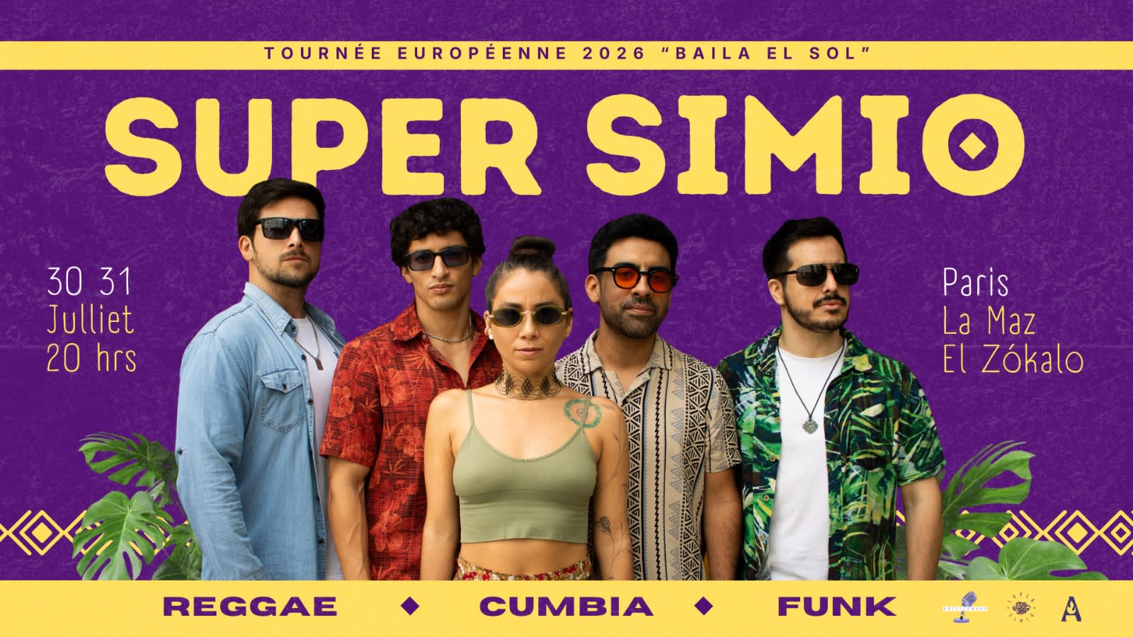 Cumbia Tropical : Super Simio À La Maz & El Zócalo - Paris. Cover