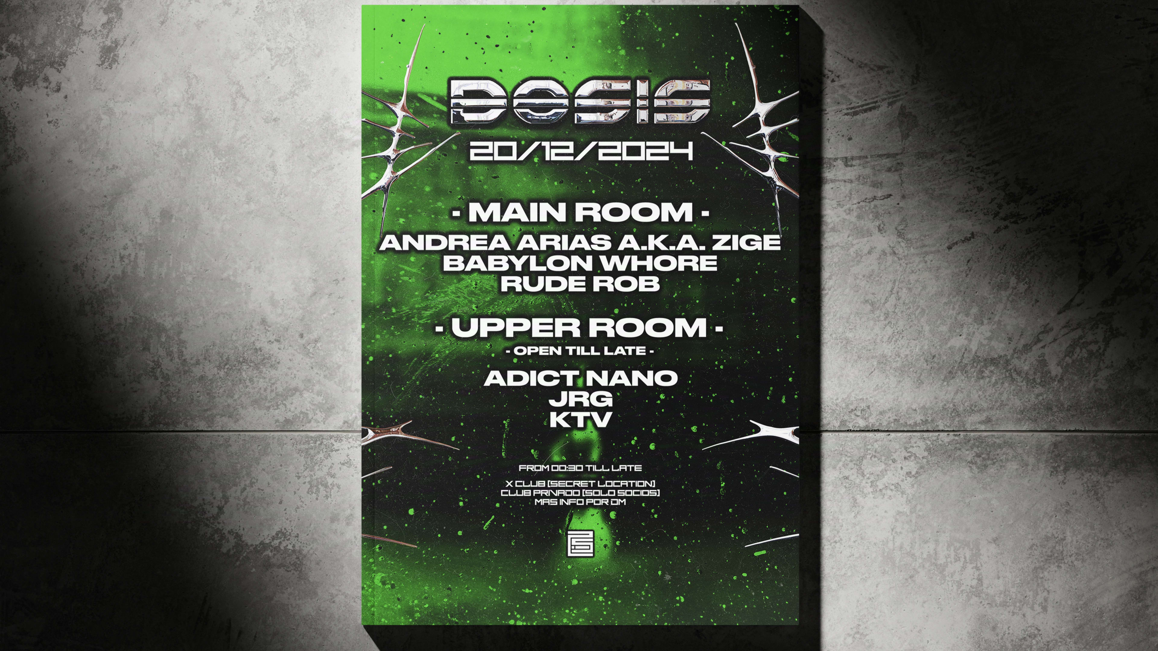 Dosis Klub At X Club With: Zige/Rude Rob/Babylon Whore/... Cover