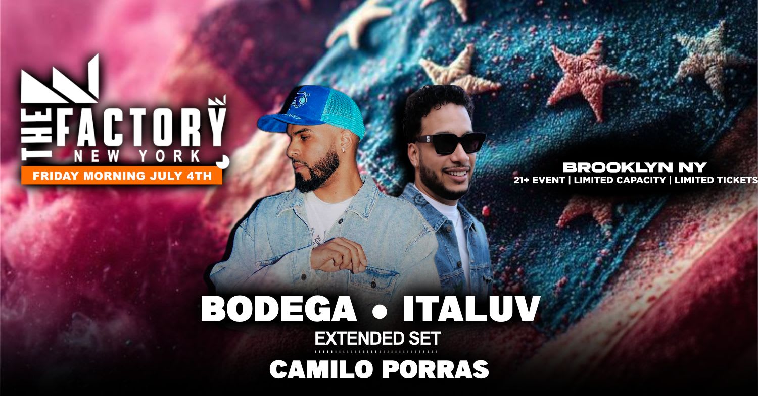 Bodega Italuv Camilo Porras The Factory Friday Morning Cover