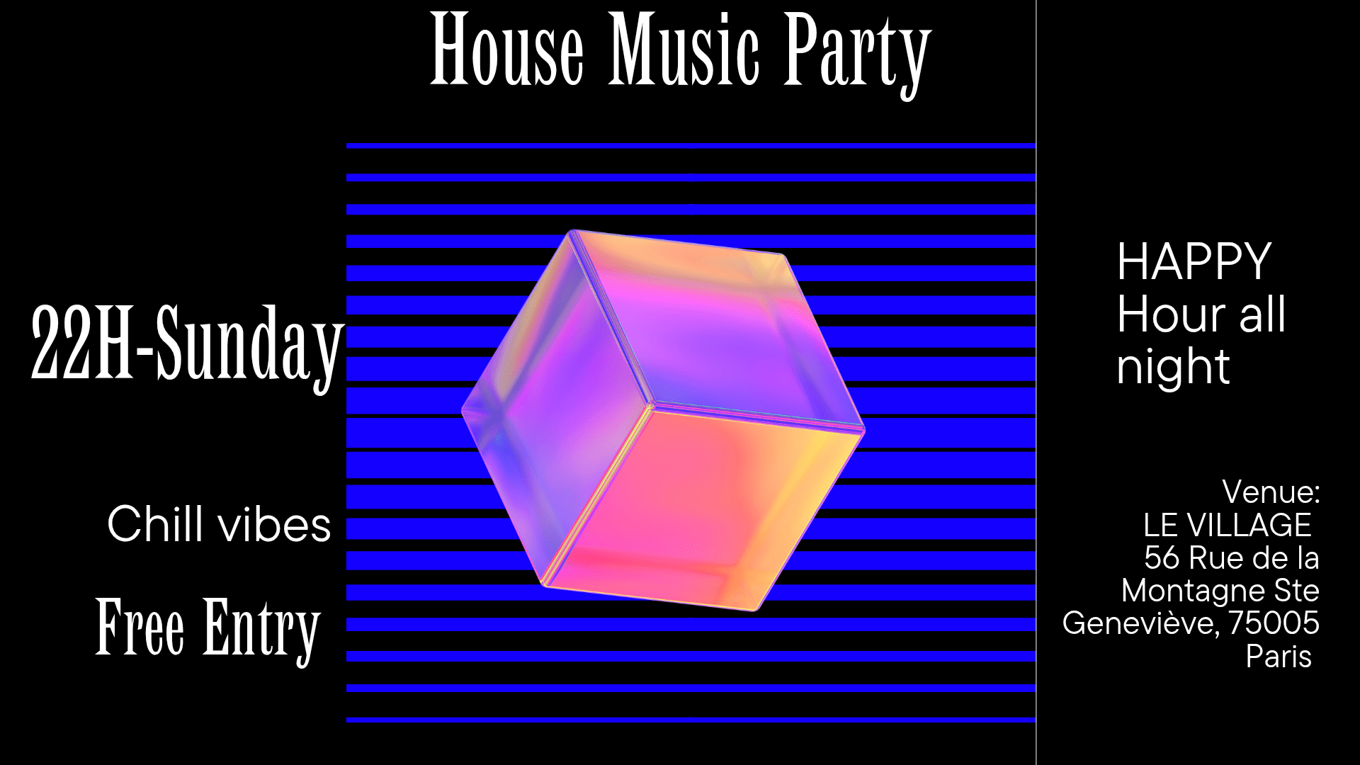 Sunday Dj Night Coopaing Cover