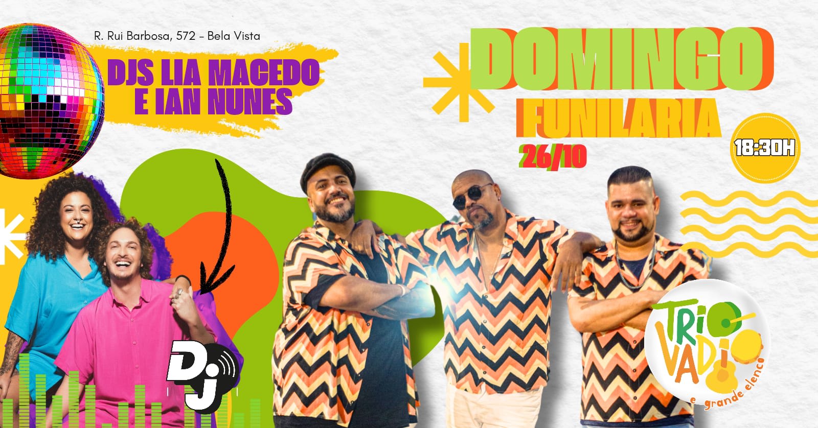 Pagode Do Trio Vadio + Djs Lia Macedo E Iannunes. Funilaria Cover