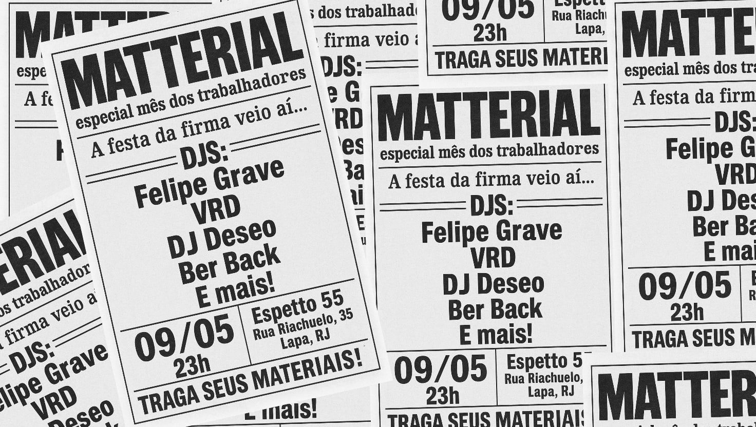 09/05 - Matterial De Trabalho Cover