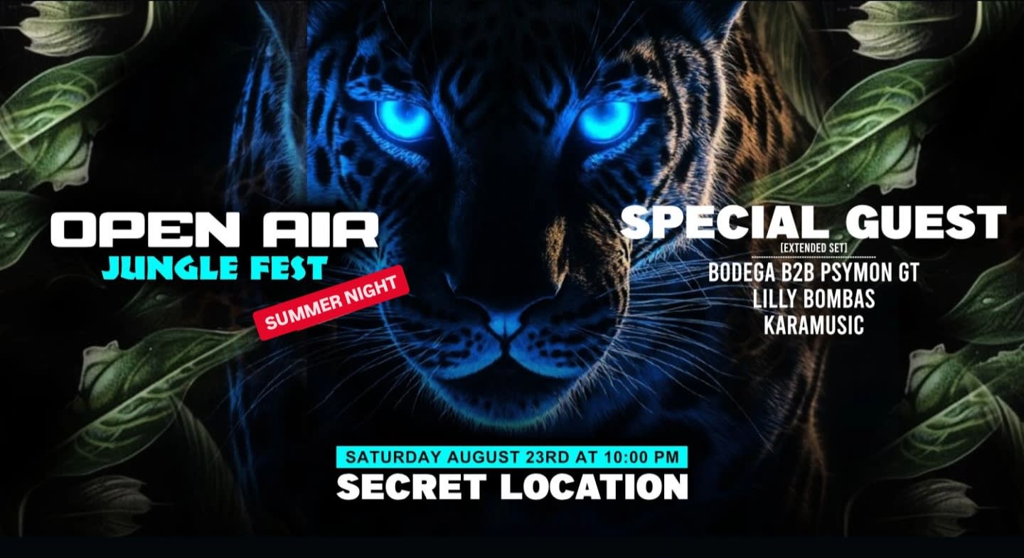 Open Air Jungle Party Special G  Bodega B2b Psymon & Friends Cover