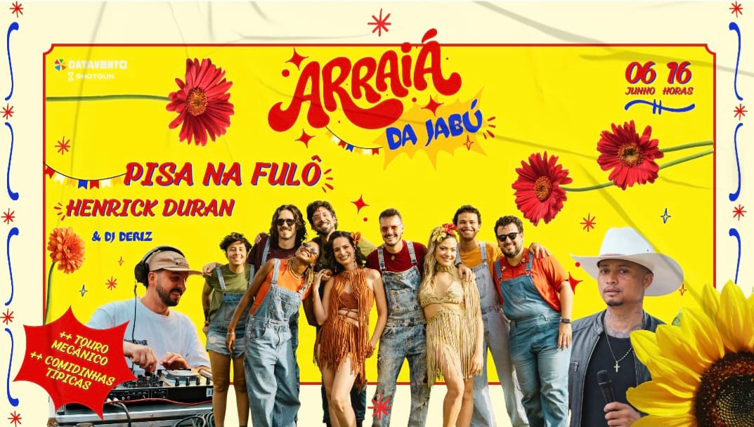 Arraiá Da Jabú - Pisa Na Fulô - Henrick Duran - 06/06 Cover