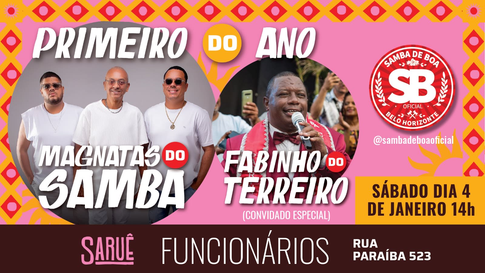 Primeiro Do Ano Com Magnatas Do Samba E Fabinho Do Terreiro Cover
