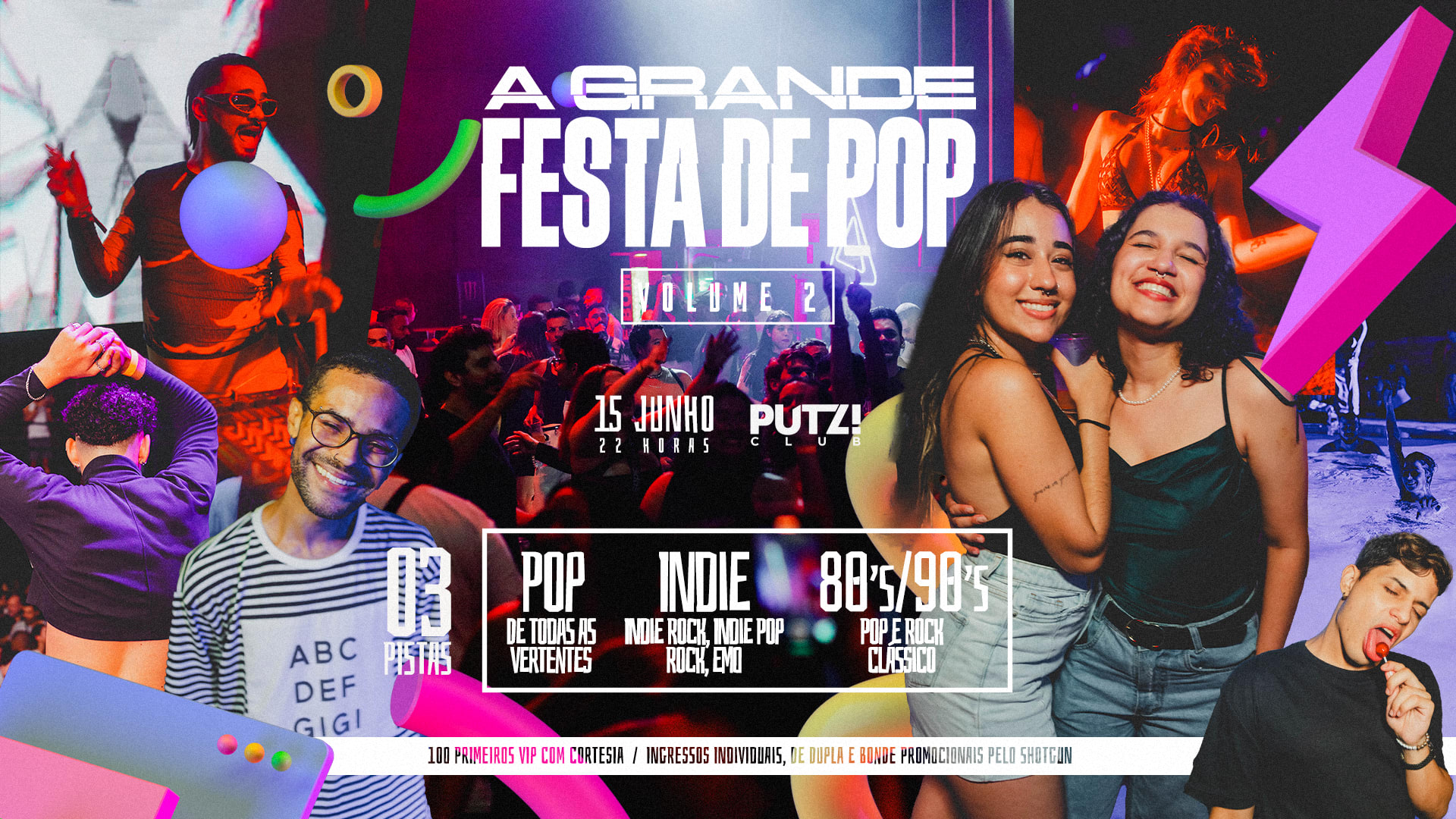 A Grande Festa De Pop - 3 Pistas + 100 Primeiros Free Cover