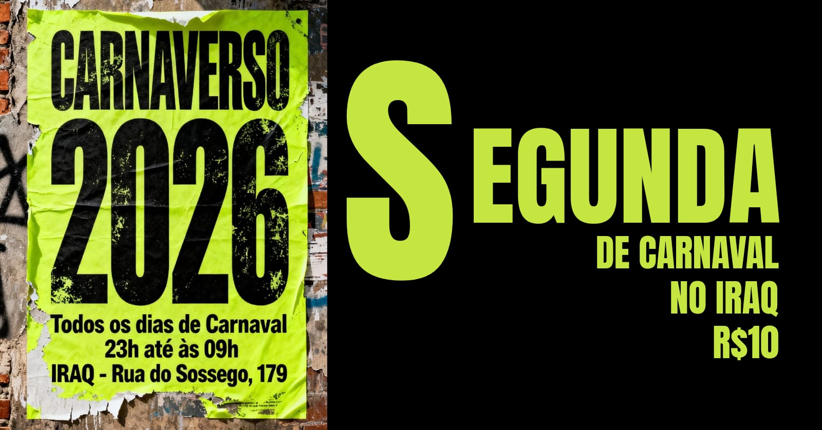 Carnaverso 2026 - Ano V - Segunda De Carnaval Cover