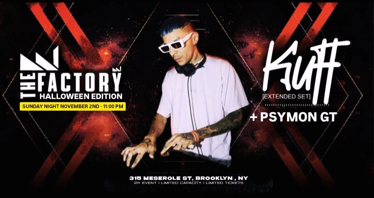 The Factory Halloween Sunday Night Edition Dj Kuff Psymon Gt Cover