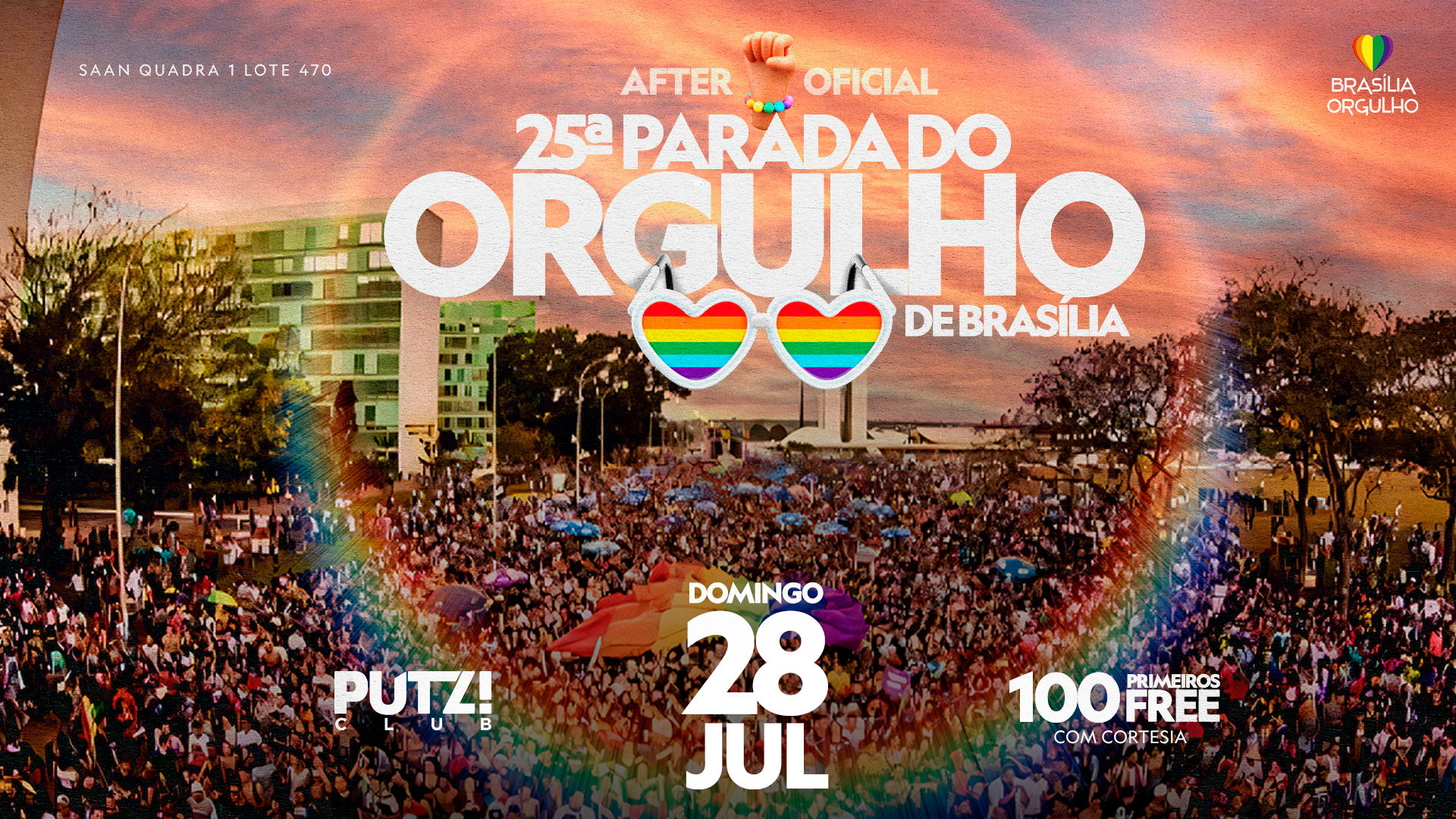 After Oficial Da 25ª Parada Do Orgulho De Brasília Cover