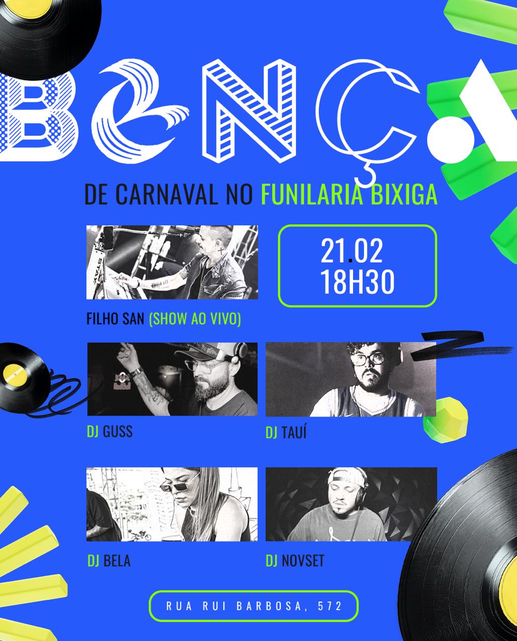 Festa Bença De Carnaval Na Funilaria - Sábado - 21/02 Cover
