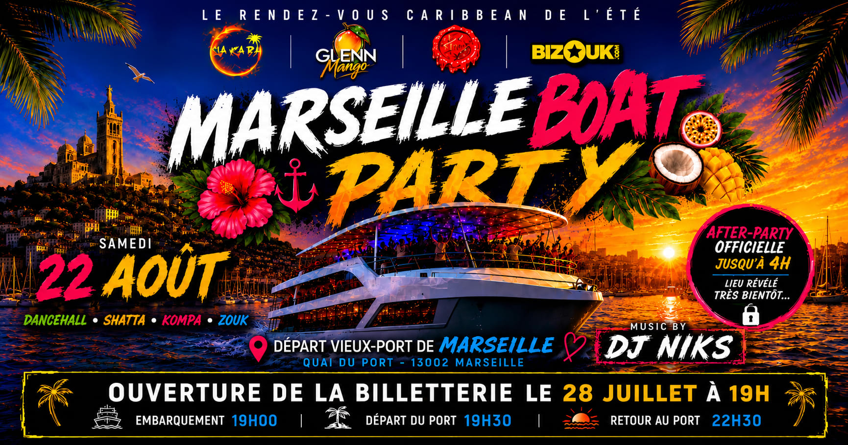 Marseille Boat Party + After Cover