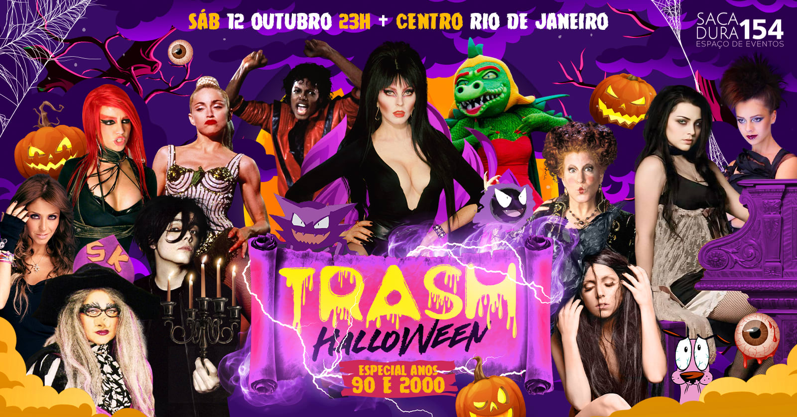 Festa Trash Anos 90 & 2000 (Halloween 2024) Cover