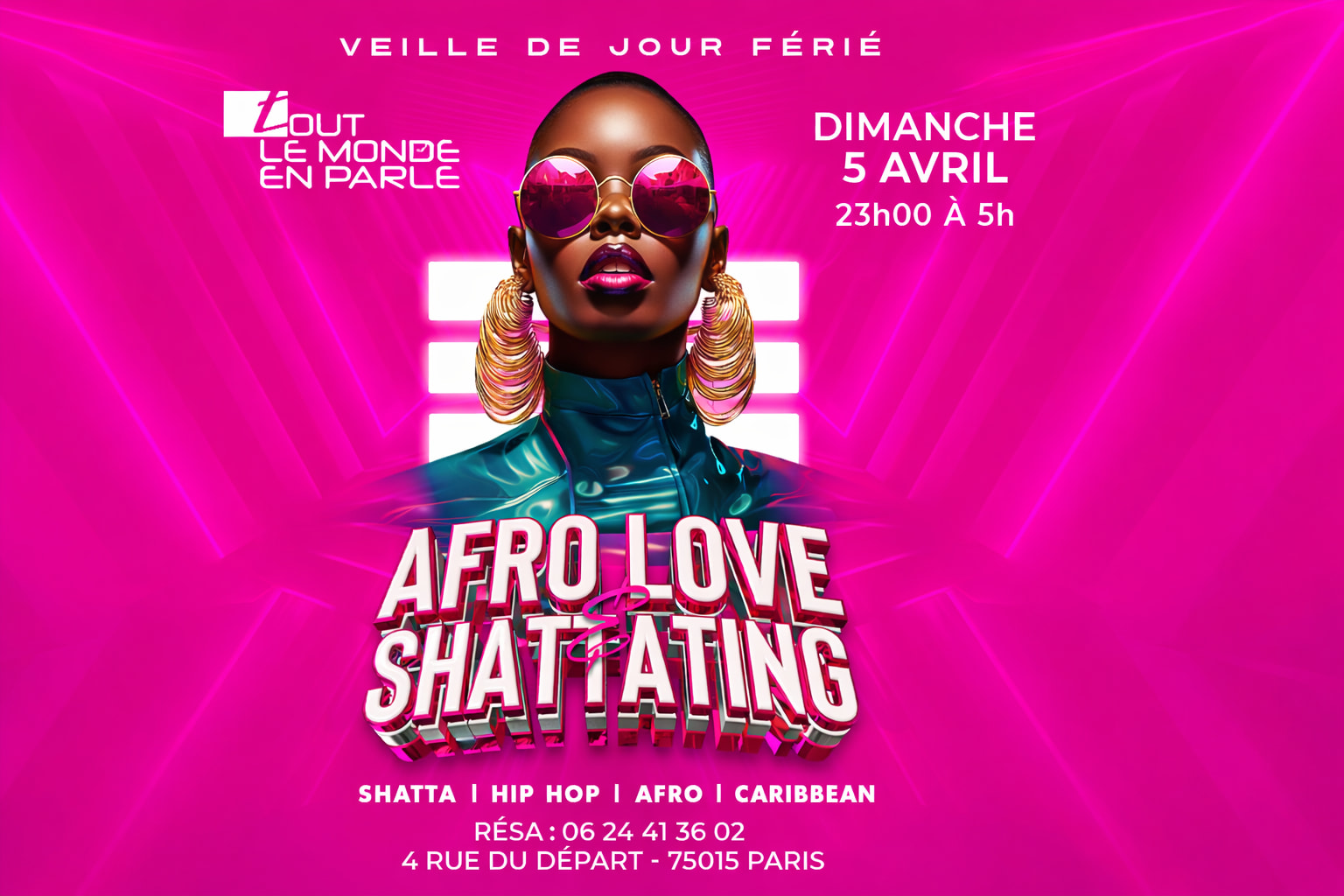 Club Soiree Afrolove & Shattating (Veille De Jours Ferié) Cover