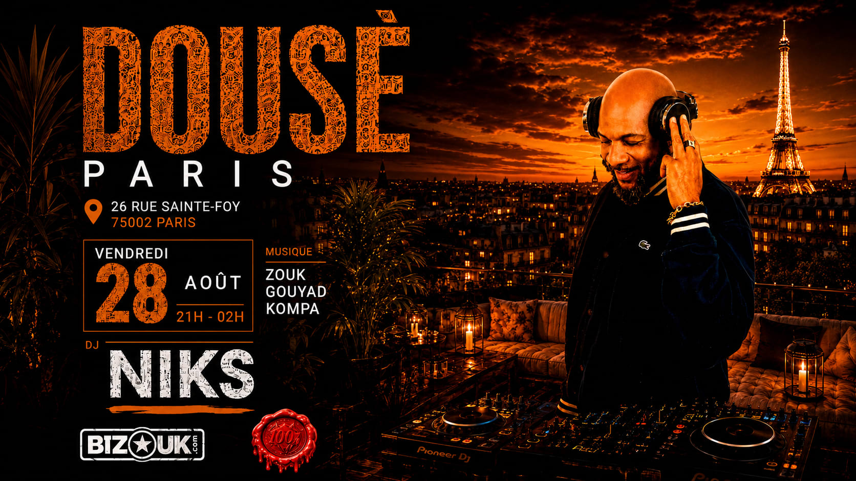 Dousè Paris • Dj Niks • Zouk Kompa Gouyad Cover