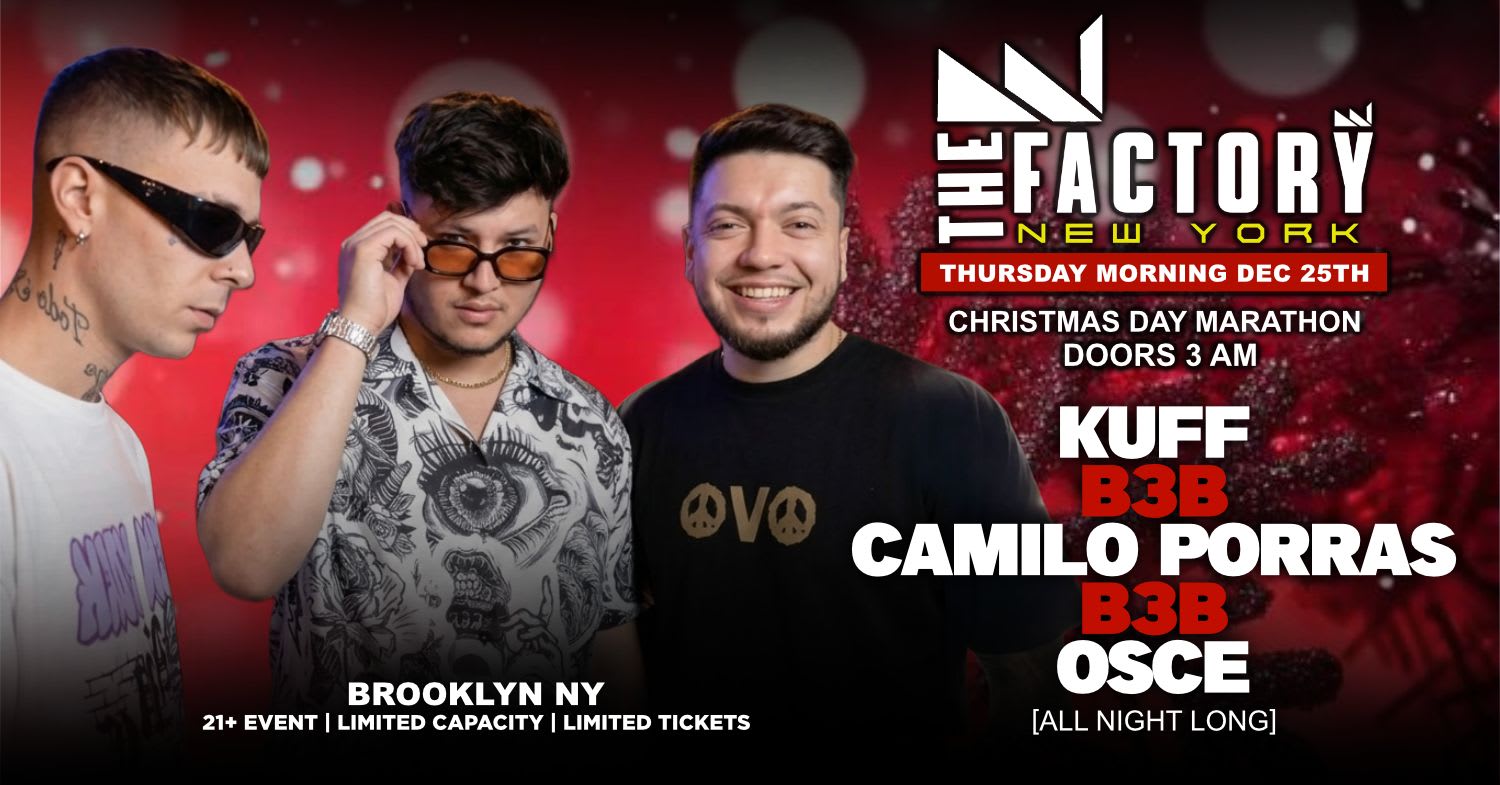 The Factory Christmas Marathon Kuff B3b Camilo P B3b Osce Cover