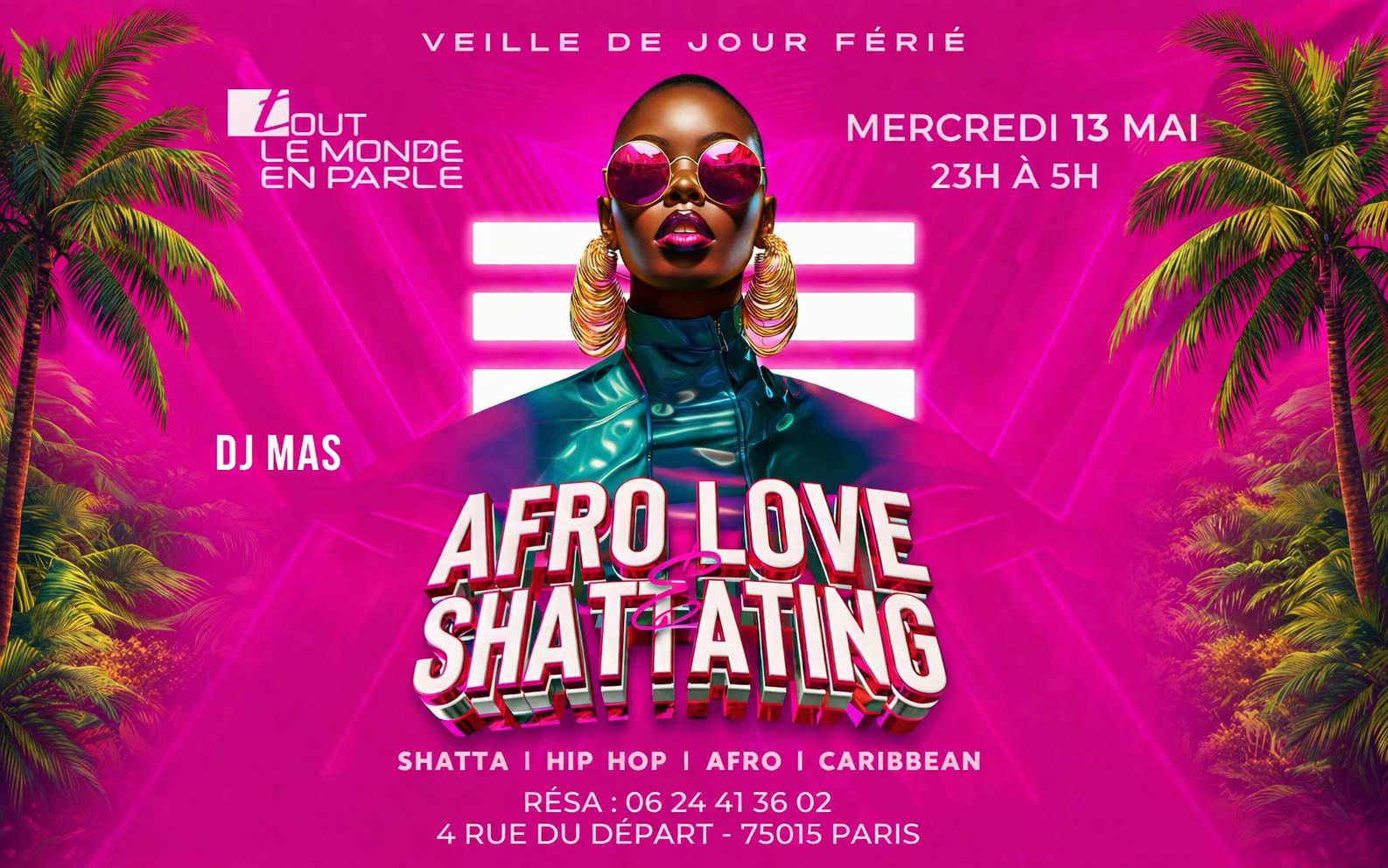 Soiree Afrolove & Shattating (Veille De Jours Ferié) Cover