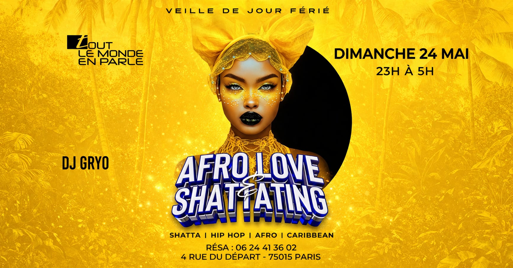 Afrolove & Shatta Rooftop Club ( Veille De Jours Ferie) Cover