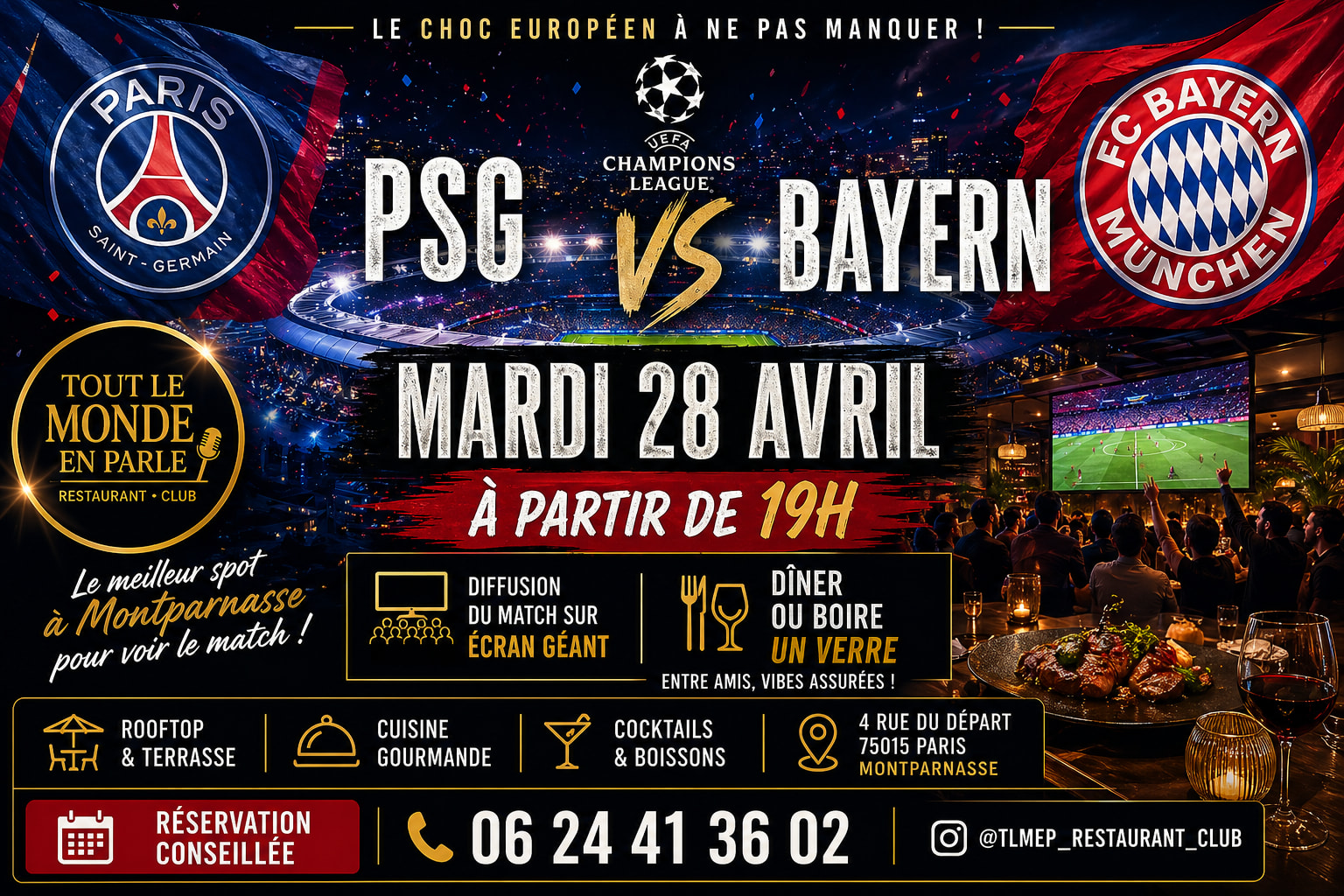 Retransmission Match Psg / Bayern Cover