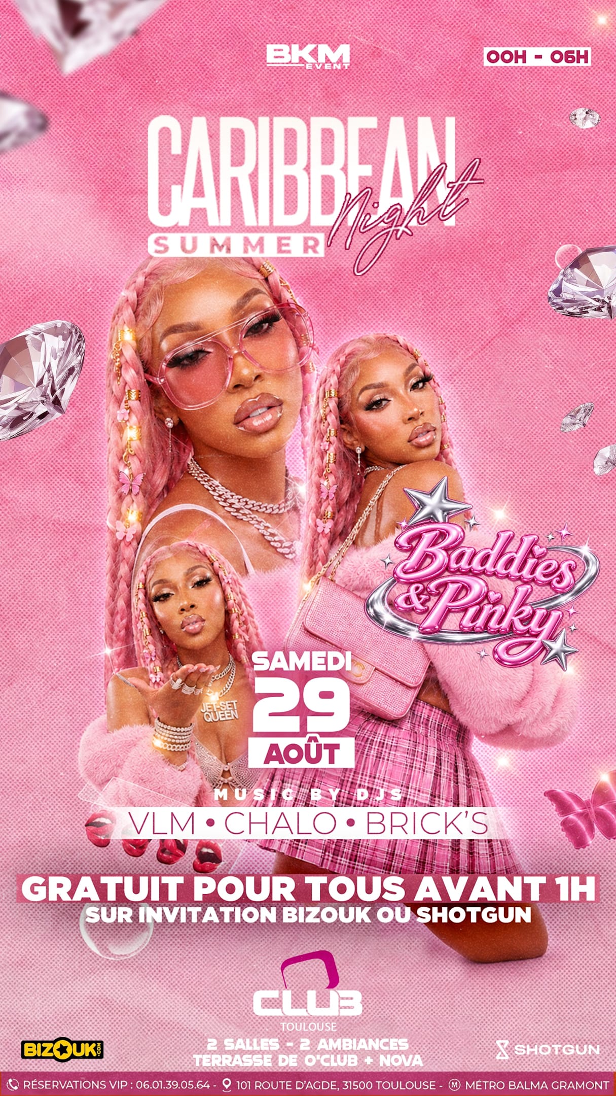 Caribeean Summer Night Ed. Baddies & Pinky Cover