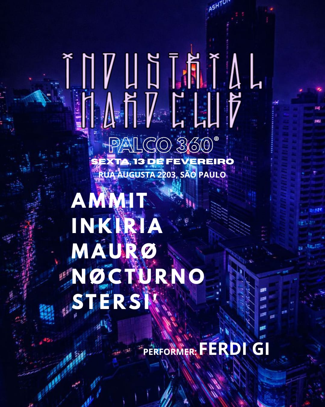 Industrial Hard Club - Palco 360° Cover