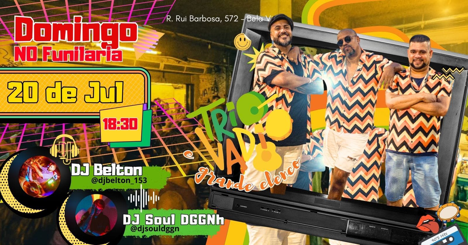 Pagode Do Trio Vadio + Djs Belton E Soul Dggn Na Funilaria Cover