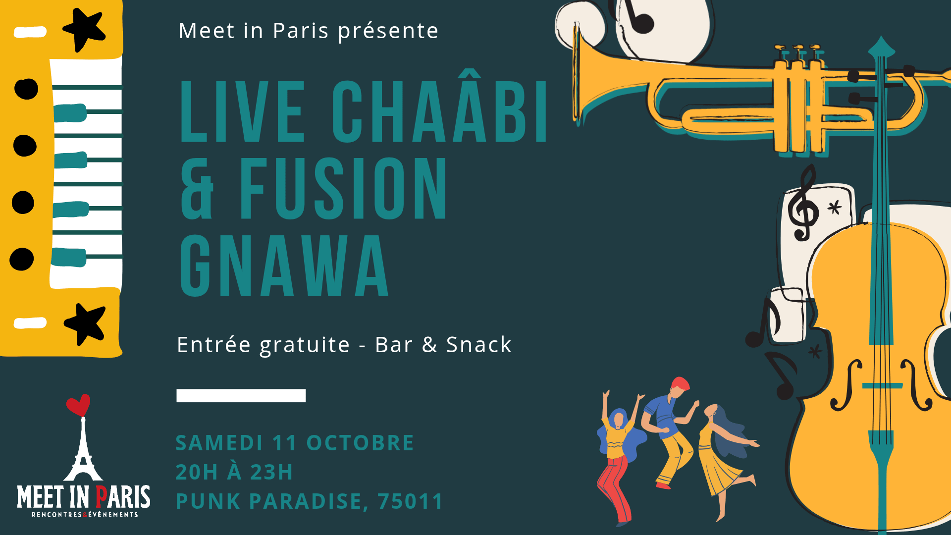 Soirée Live Chaâbi & Fusion Gnawa Cover