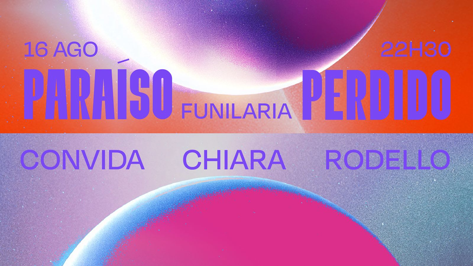Paraiso Perdido Na Funilaria - Sabado - 16/08 Cover