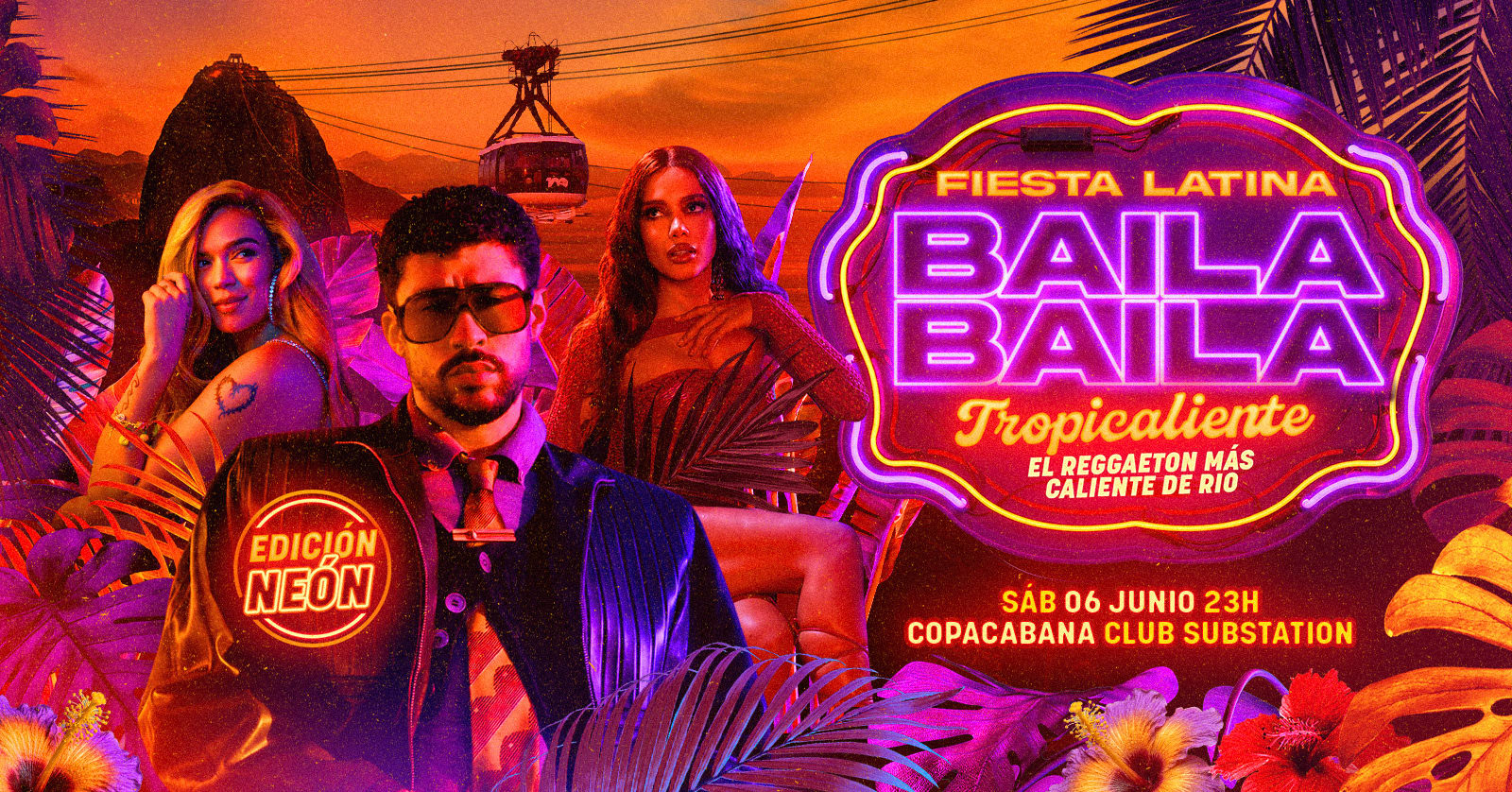 Fiesta Latina Baila Baila | Edición Neon 06 Junio Cover