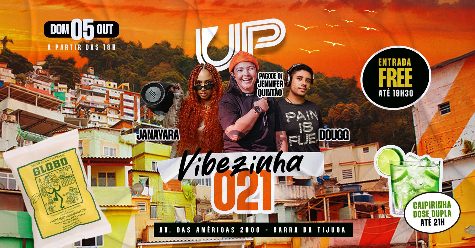 Vibezinha 021 - Show Jeniffer Quintão / Entrada Free Cover
