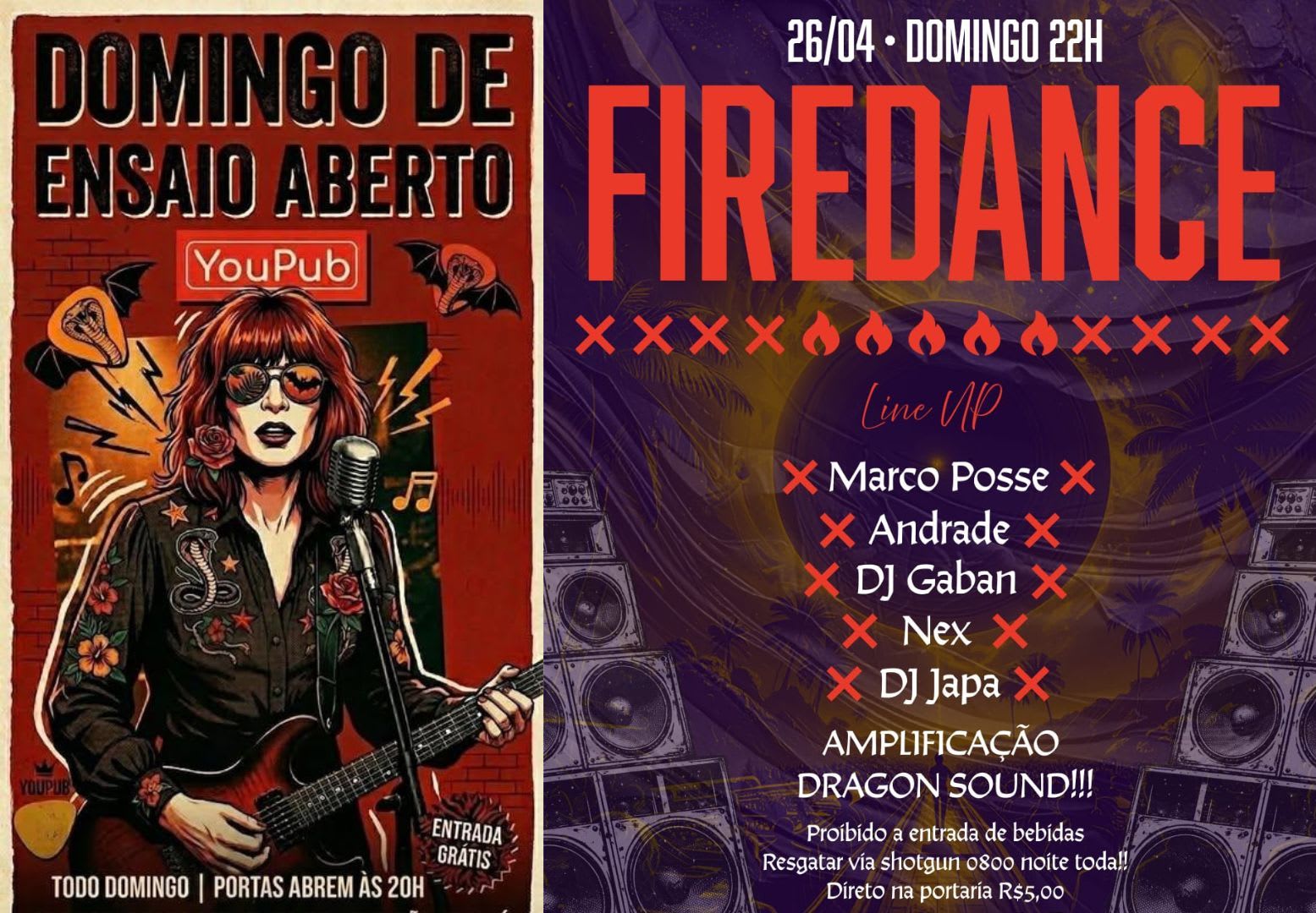 Baile Fire Dance + Ensaio Aberto Cover