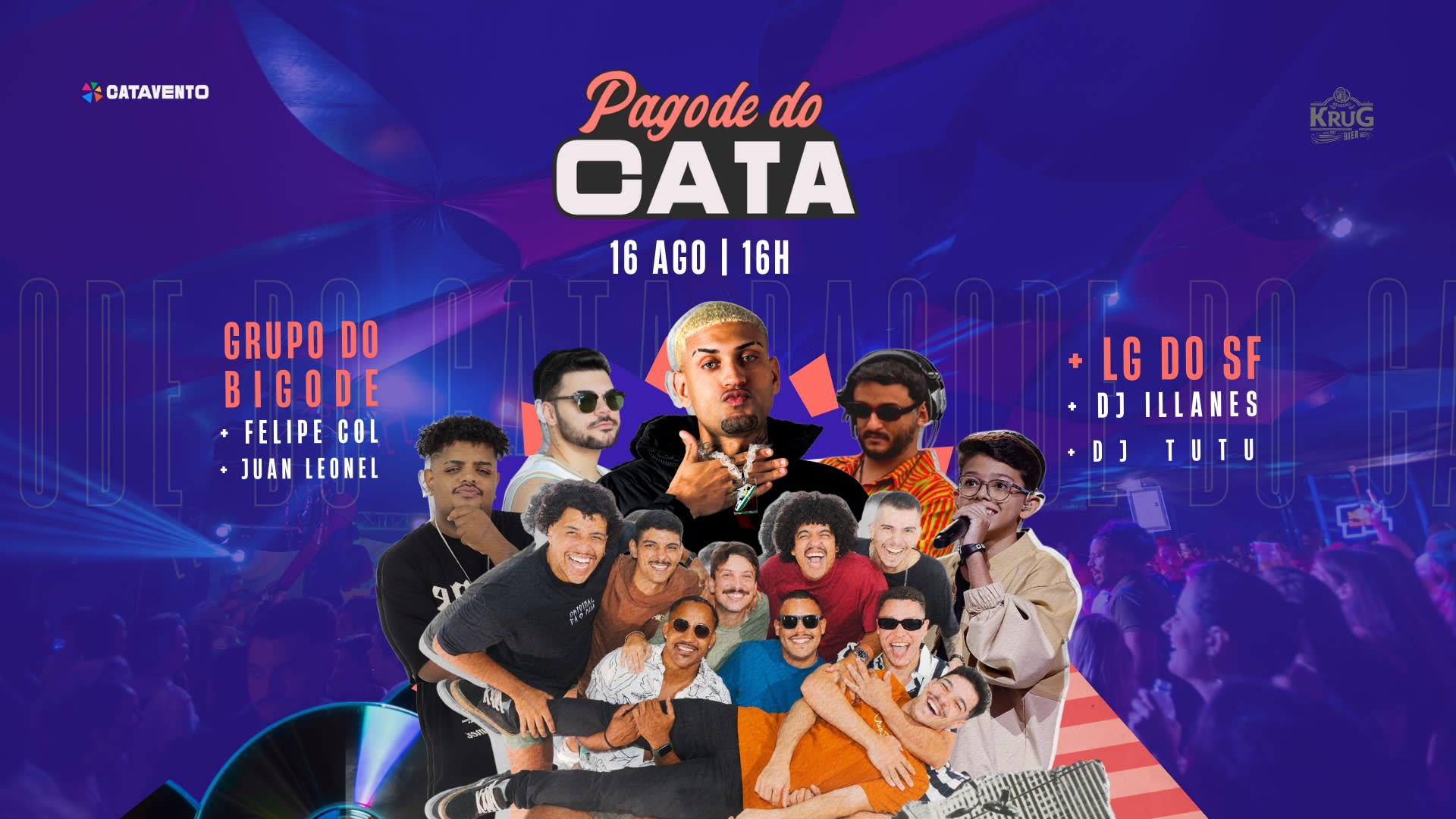 Pagode Do Cata - Dj Lg Do Sf - Grupo Do Bigode - 16.08 Cover
