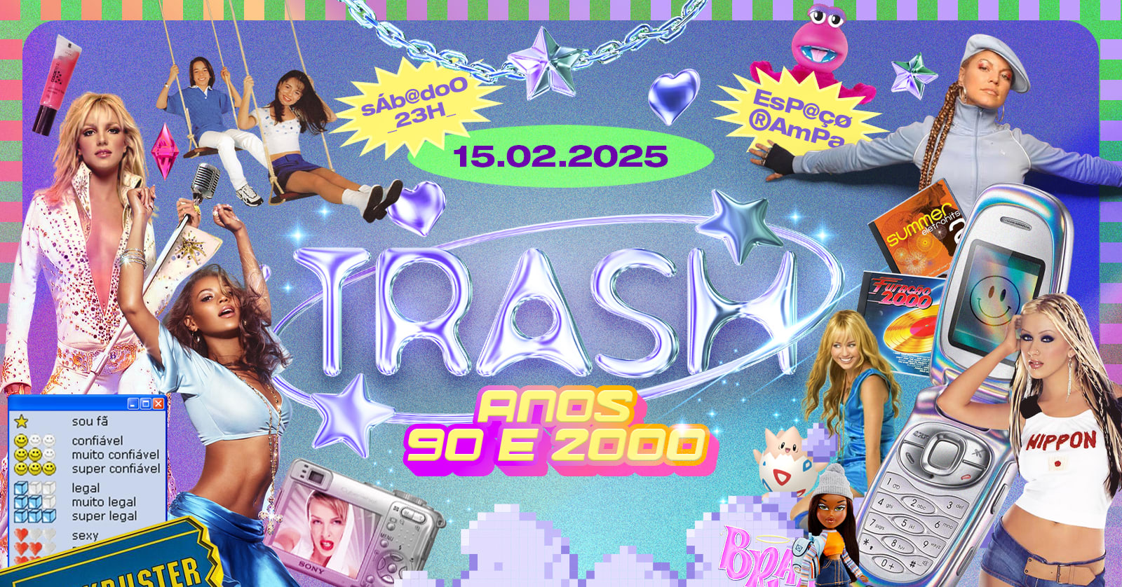 Festa Trash Anos 90 & 2000 | 15/02 Cover