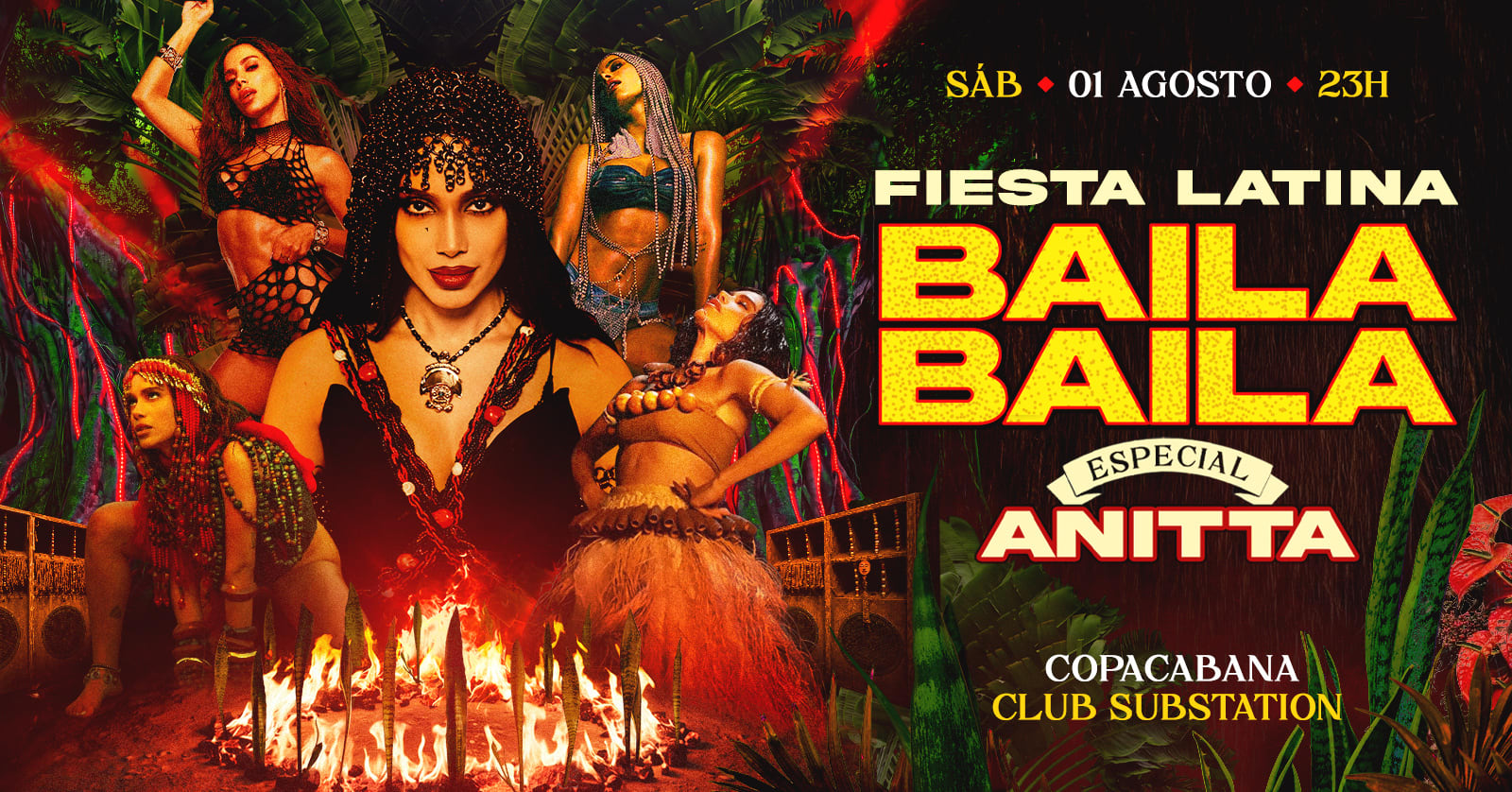 Fiesta Latina Baila Baila | Especial Anitta 01 Agosto Cover