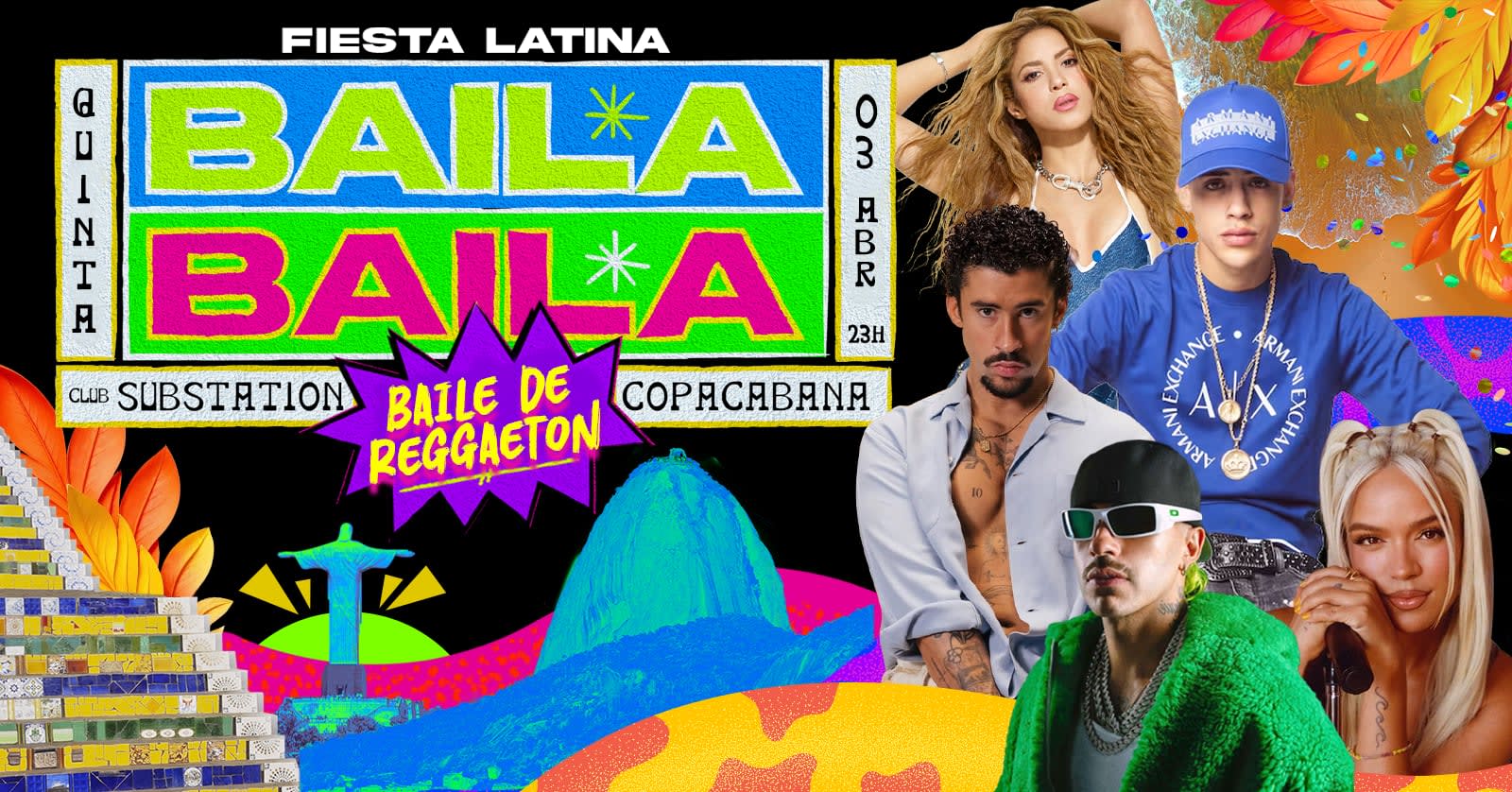 Fiesta Latina Baila Baila | Baile De Reggaeton 3 De Abril Cover
