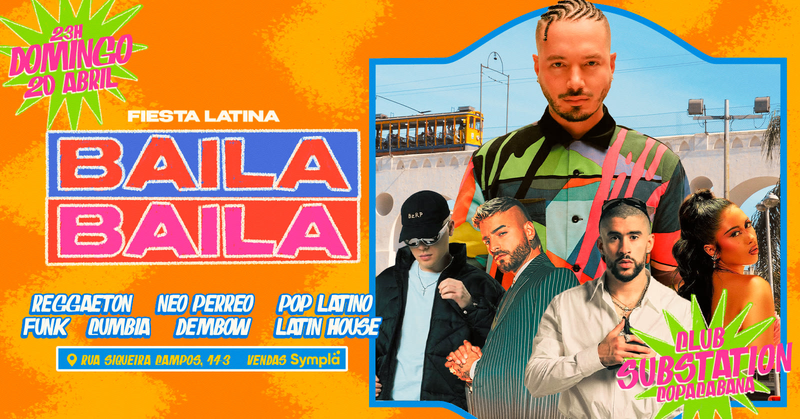Fiesta Latina Baila Baila | Baile De Reggaeton 20 De Abril Cover