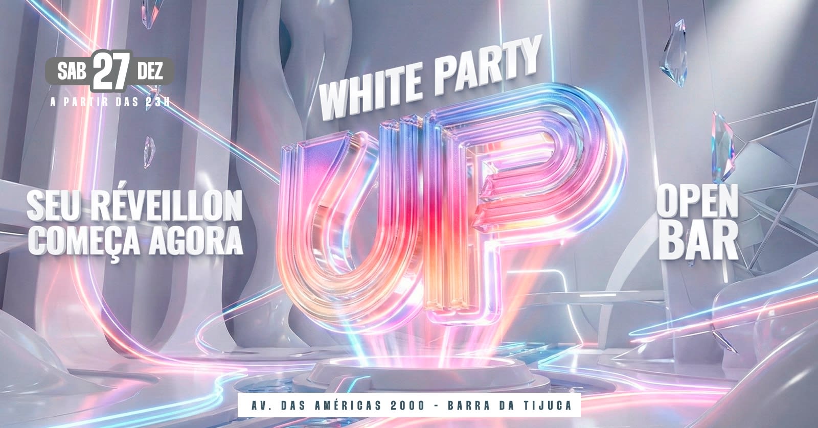 Up - White Party | Open Bar Cover