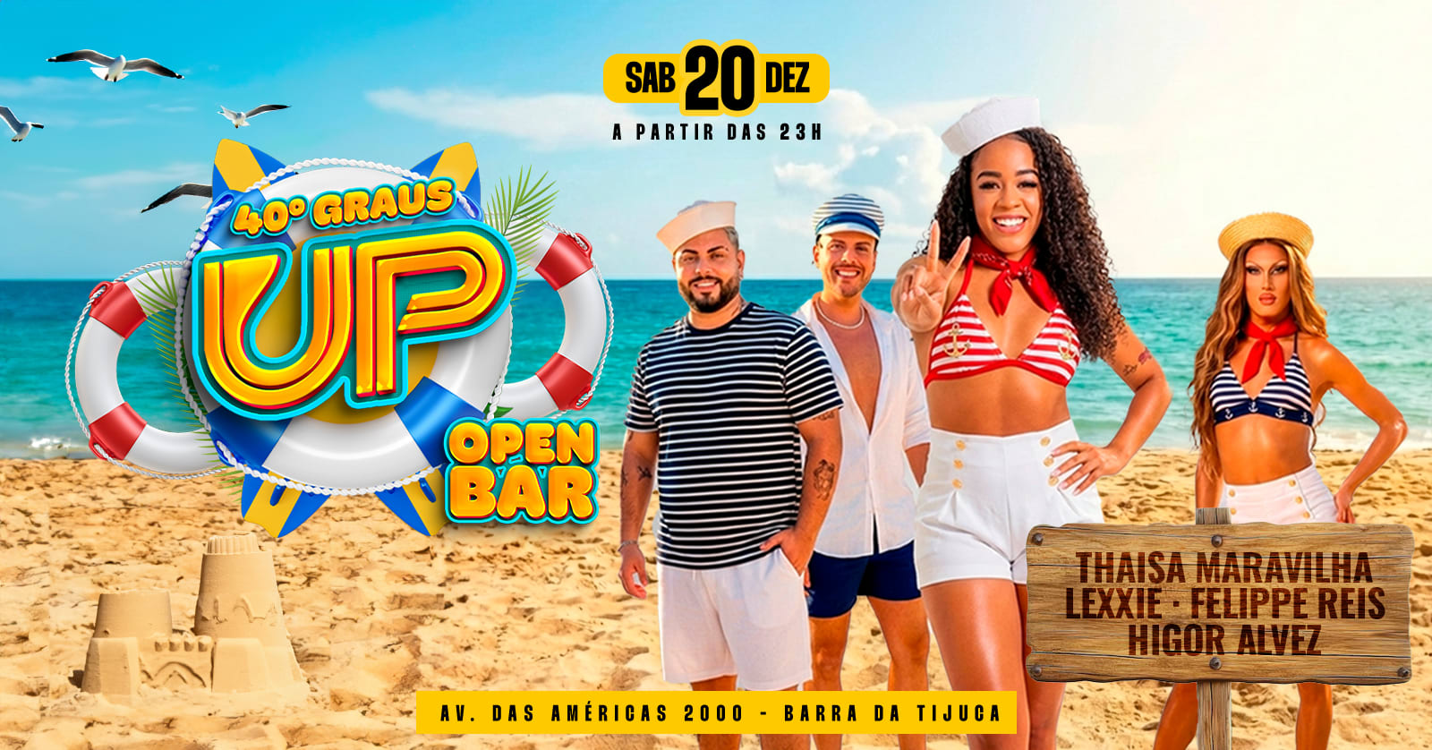 Up 40° - Thaysa Maravilha / Open Bar Cover