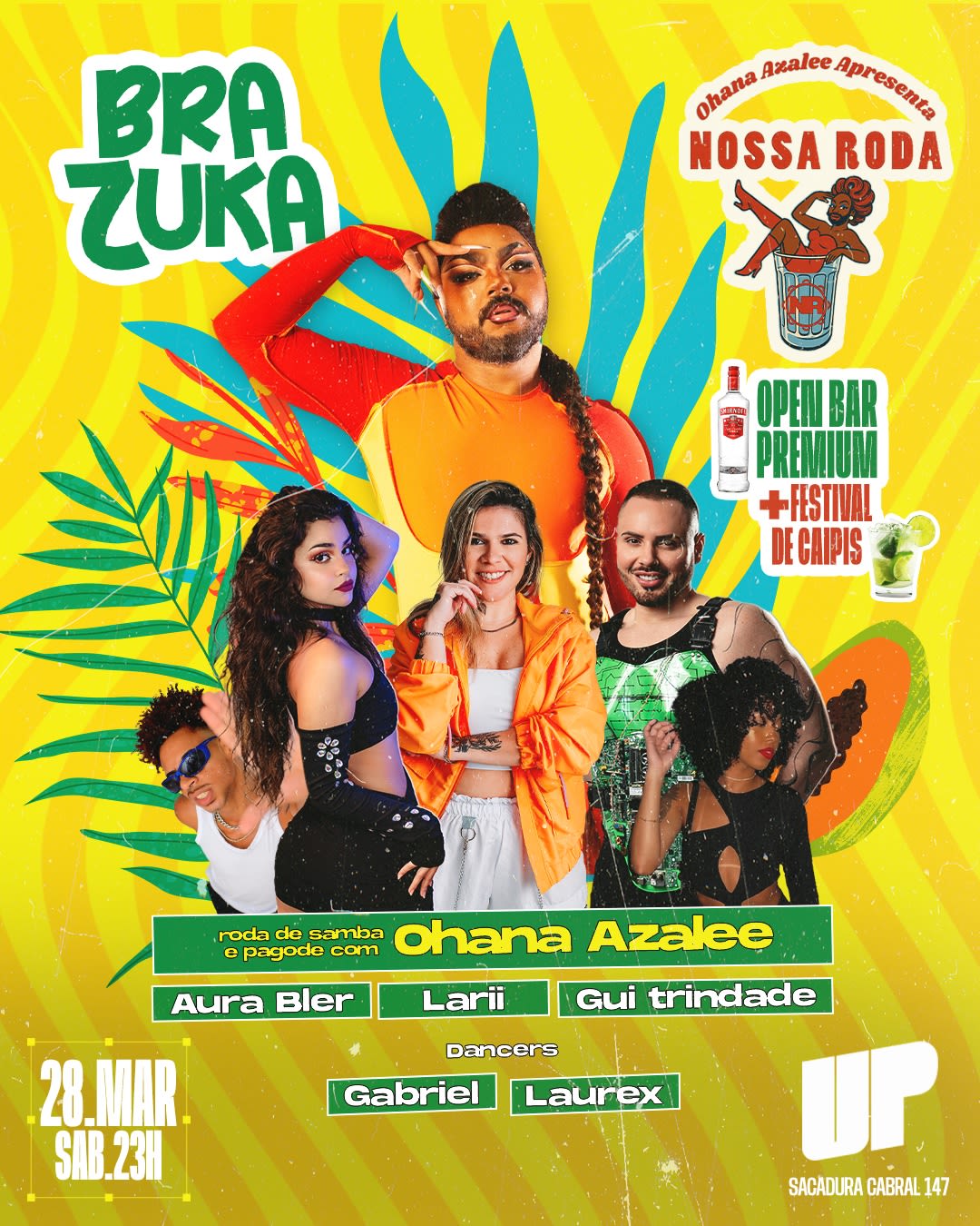 Brazuka - C/ Nossa Roda + Drinks Sminorff Cover