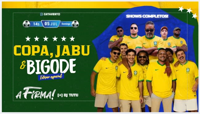 Copa, Jabu E Bigode Com A Firma! - 05.07.2026 Cover