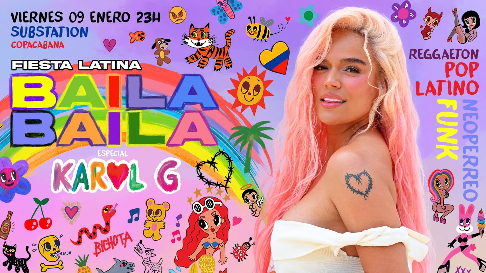 Fiesta Latina Baila Baila | Especial Karol G 09 Enero Cover