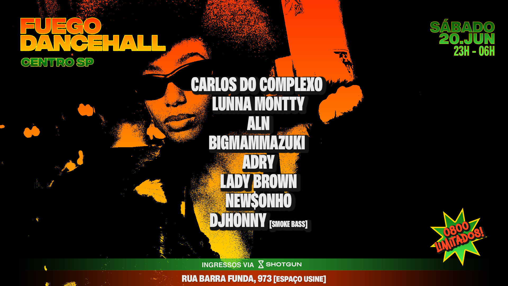 Fuego Dancehall Sp • 20/06 Cover