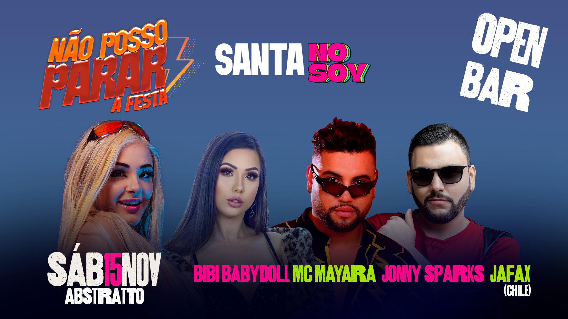 Não Posso Parar + Santa No Soy (MI Deliriosa Open Bar) Cover