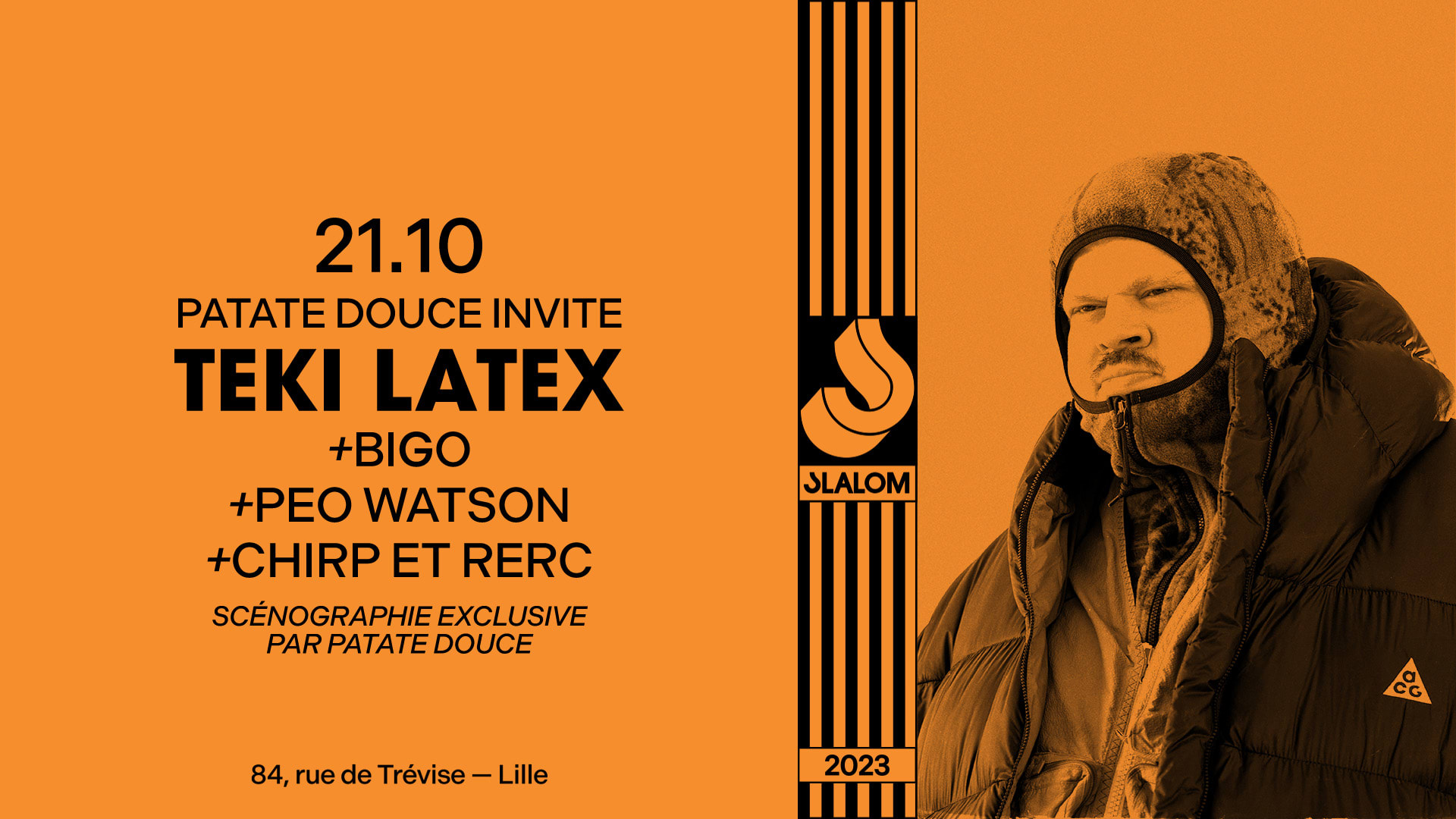Slalom : Patate Douce Invite Teki Latex • Peo Watson • Bigo Cover