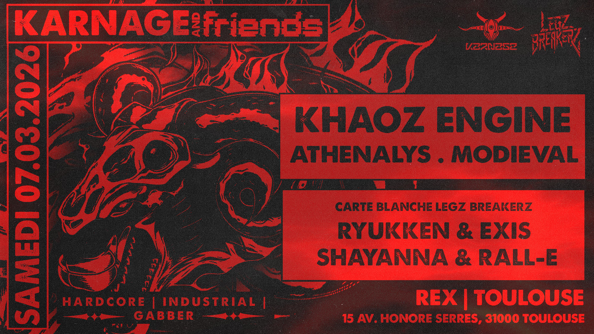 Karnage & Friends W/ Khaoz Engine & More Cover