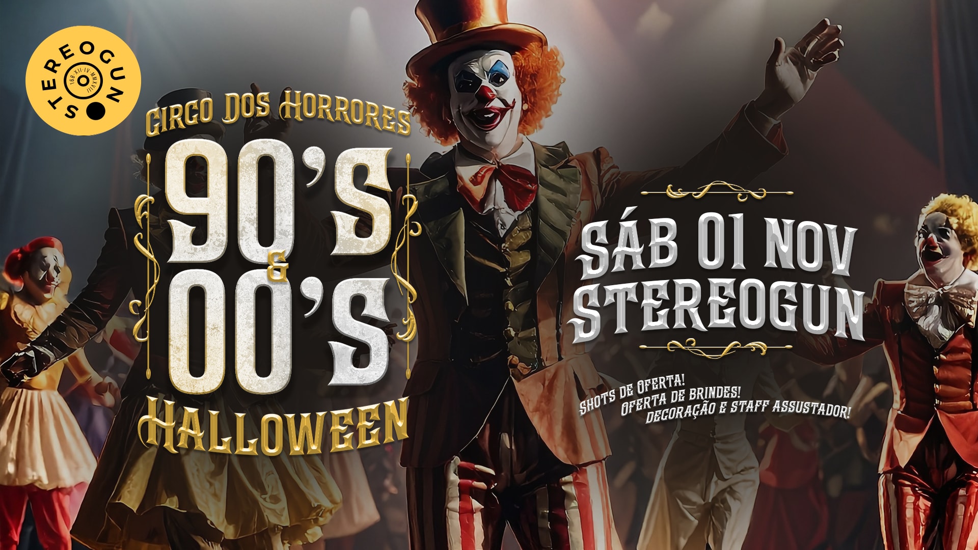 Circo Dos Horrores - 90's & 00's - Halloween Cover