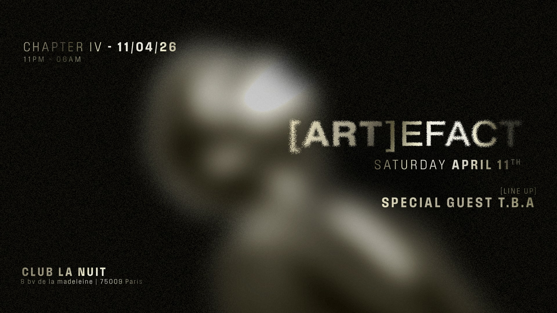 Artefact: Special Guest Tba Cover