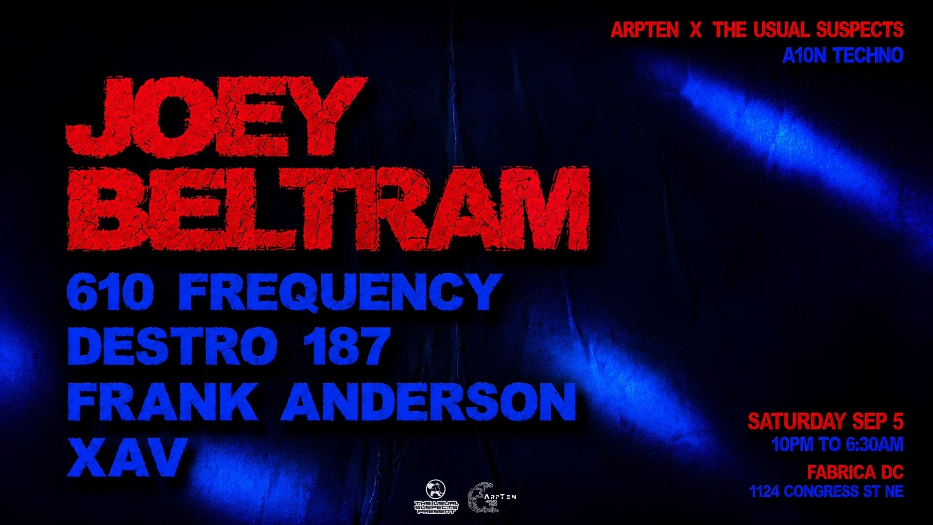 A10n Techno X Usual Suspects: Joey Beltram Cover